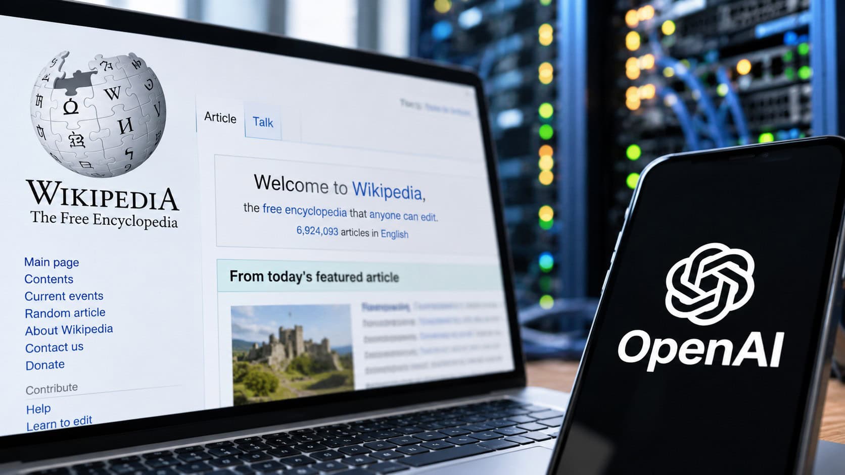 Wikipédia, OpenAI