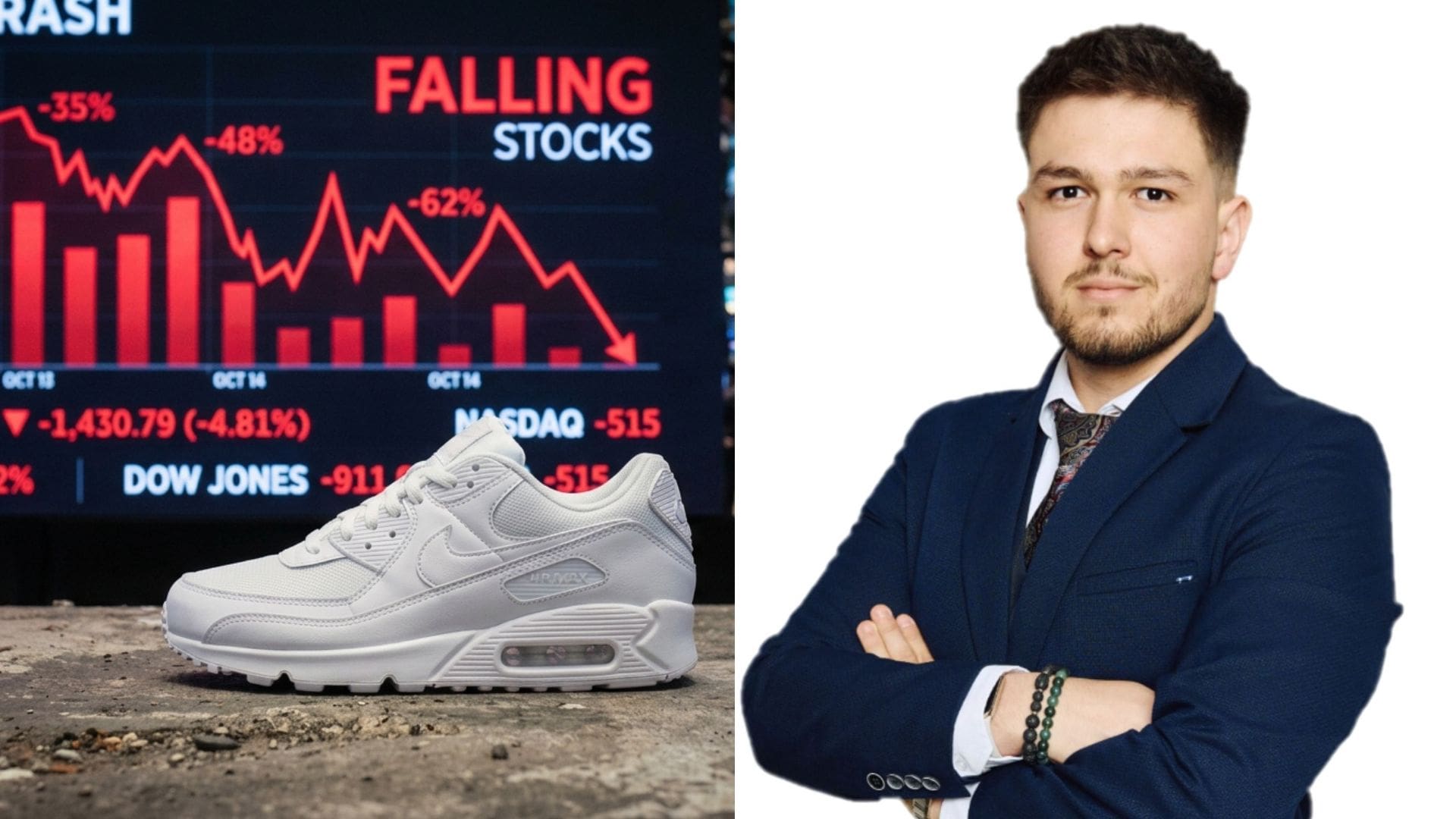 na snímke je Richard Kováč a teniska Nike