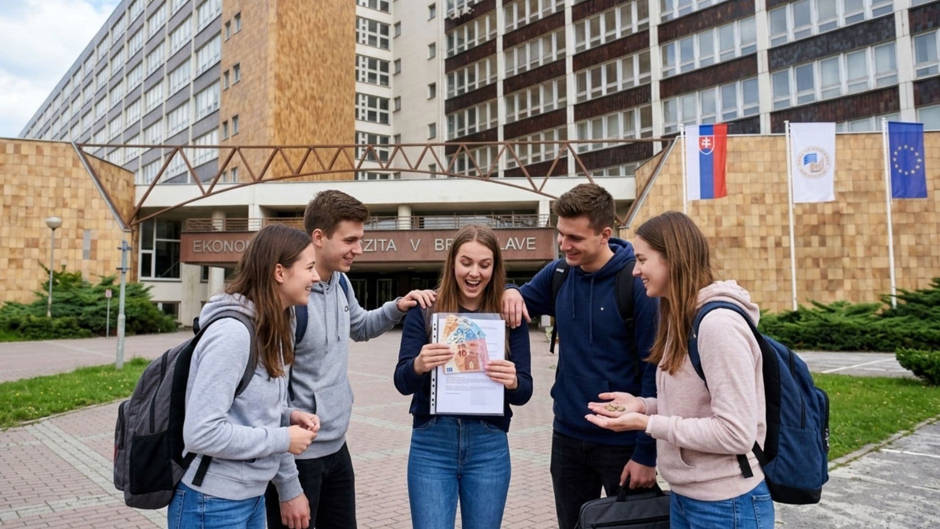 na snimke su studenti, pozicka