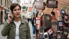 na snimke je nokia, telefon, znacka, telefonovanie