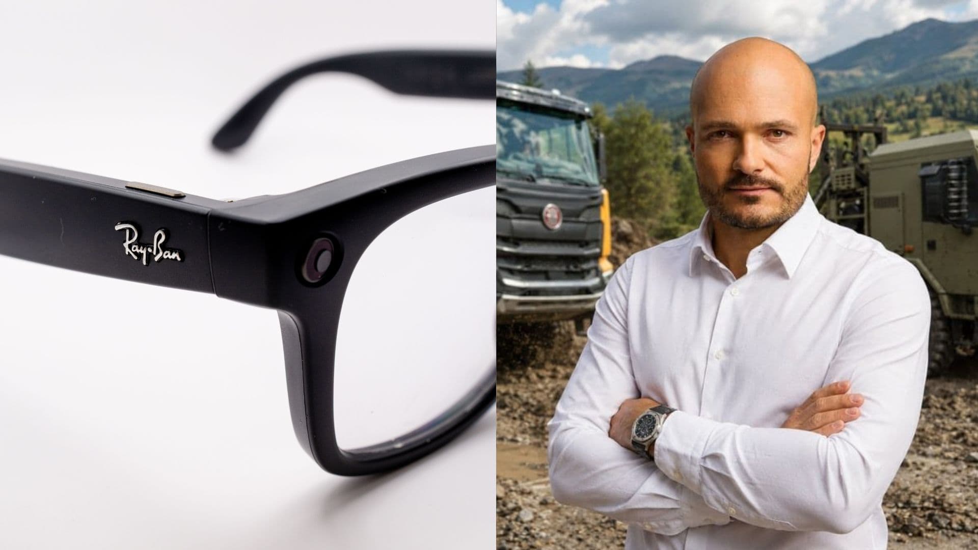 na snimke je Strnad, RayBan
