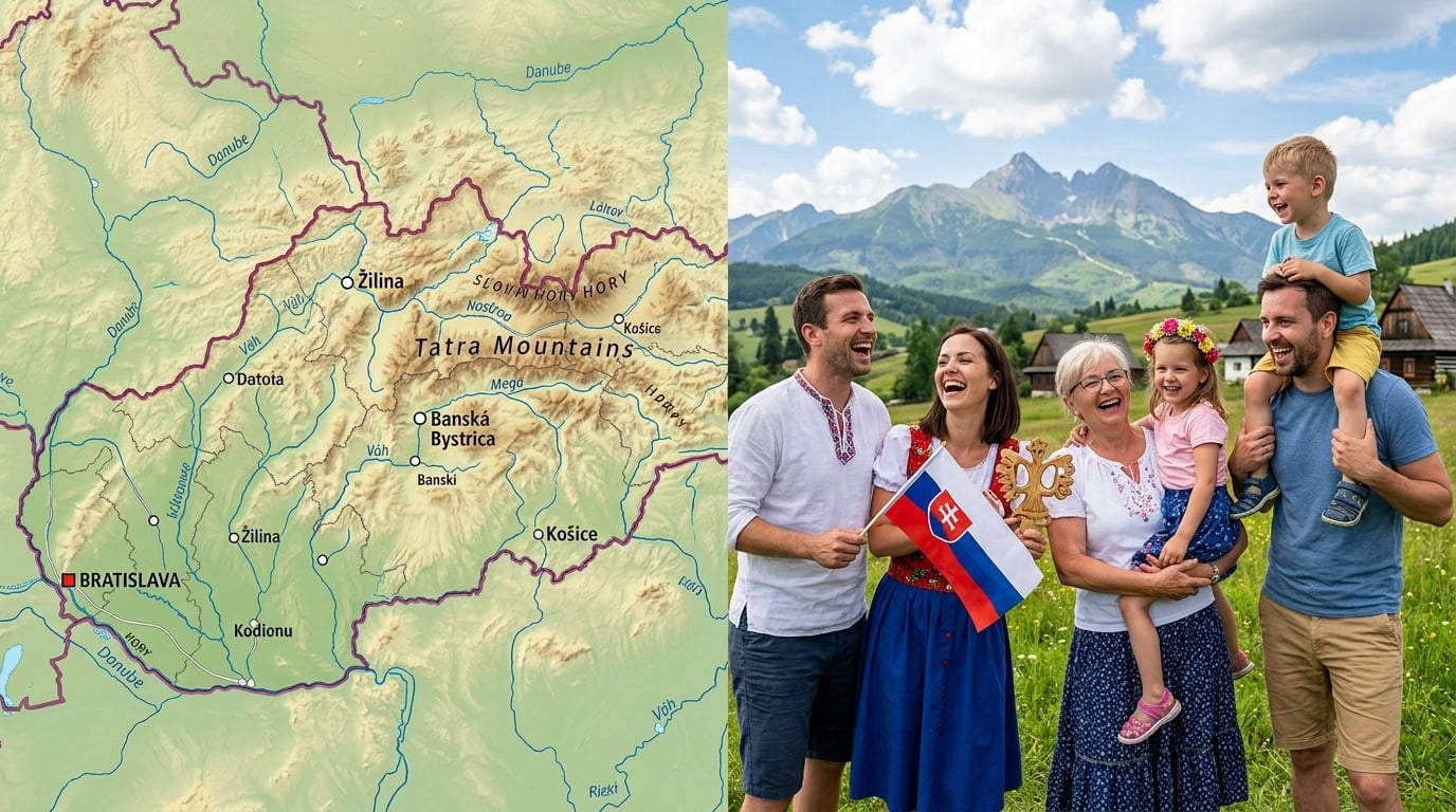 Mapa Slovenska