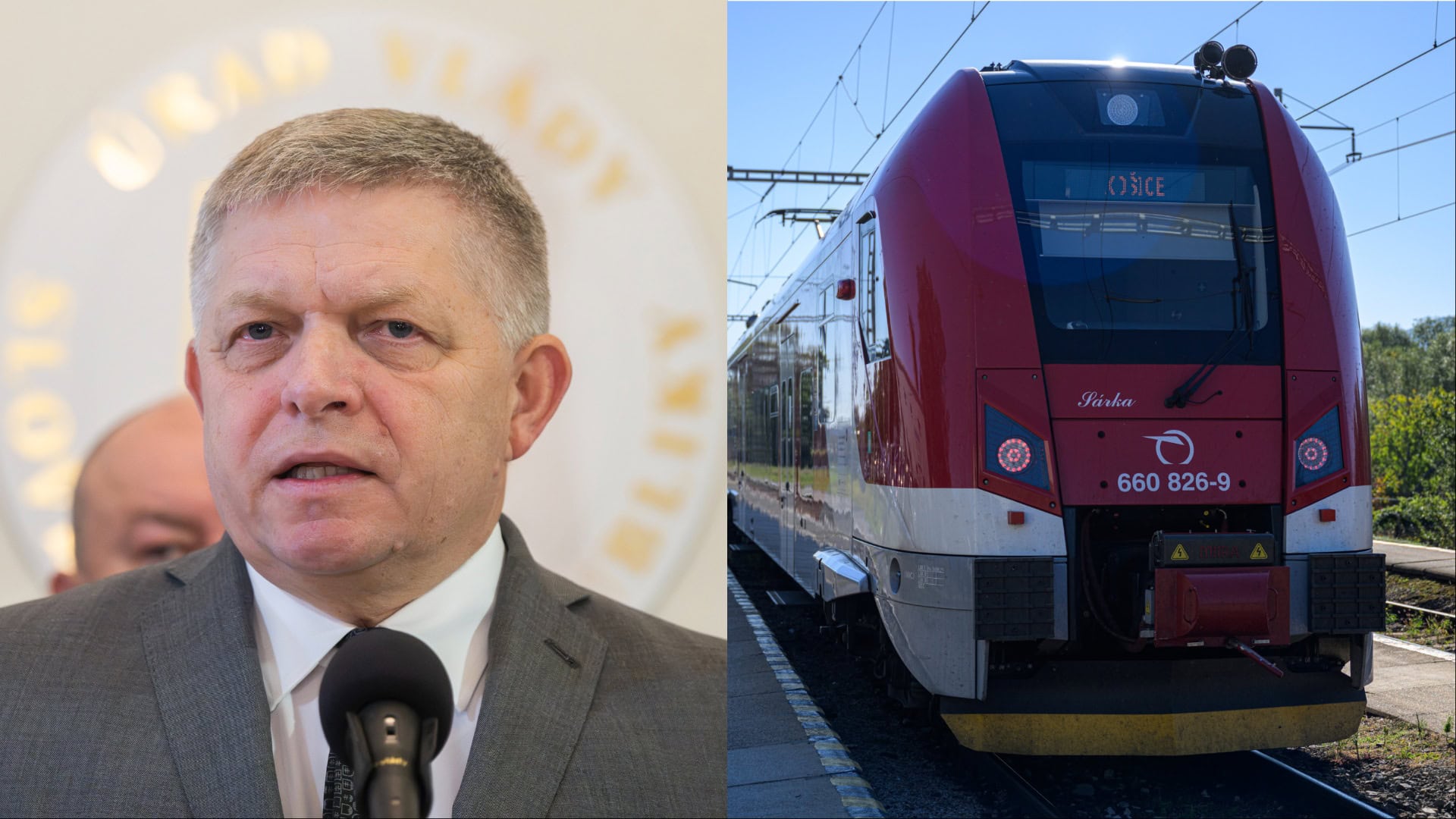R. Fico, ZSSK vlak