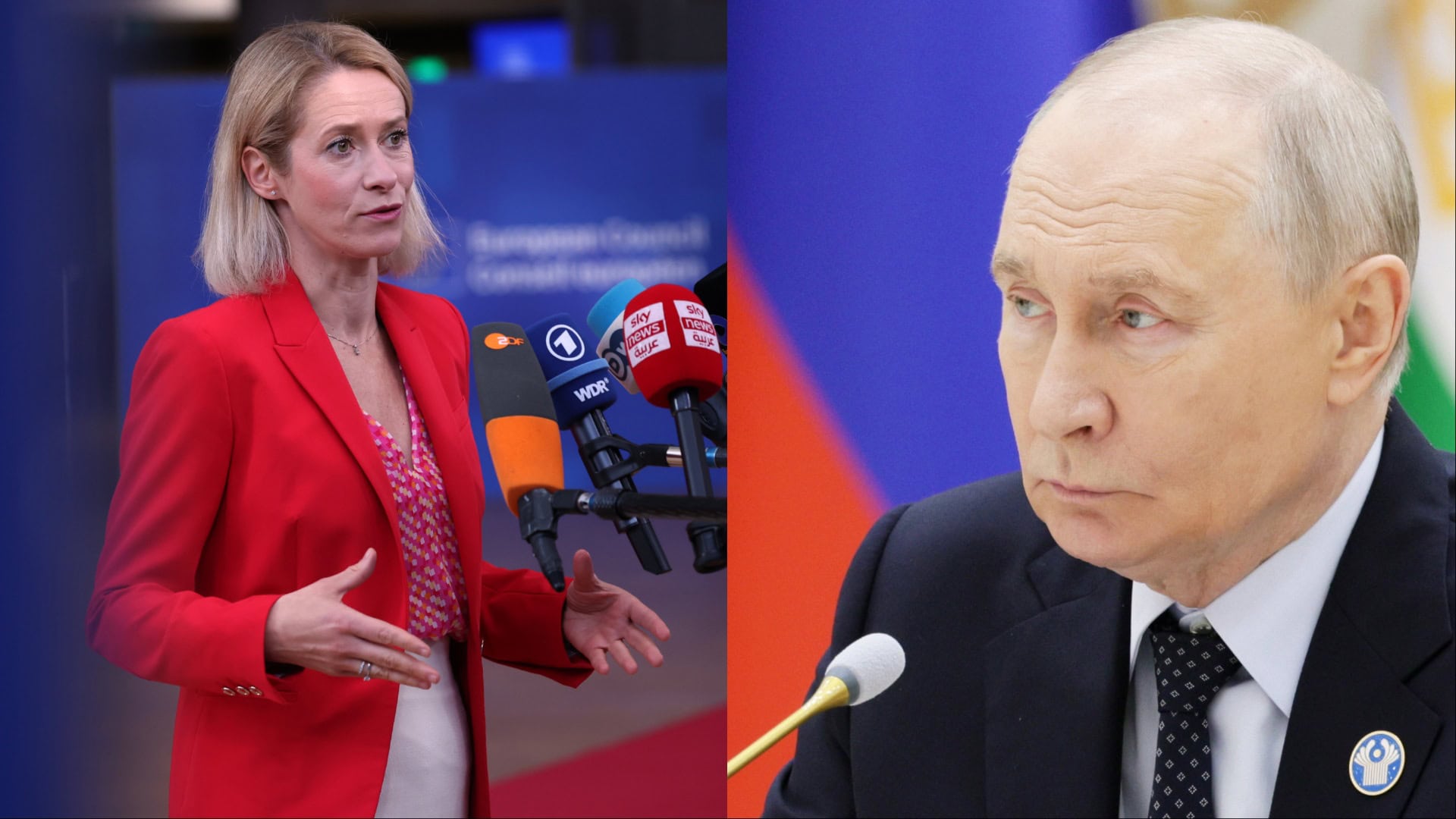 Kallasová, Putin