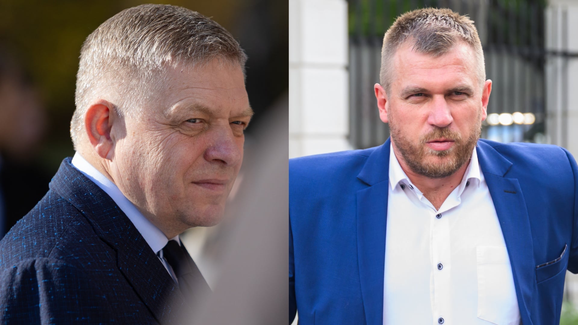 Na snímke Robert Fico a Filip Kuffa