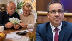 Erik Tomáš a dôchodcovia počítajúci peniaze